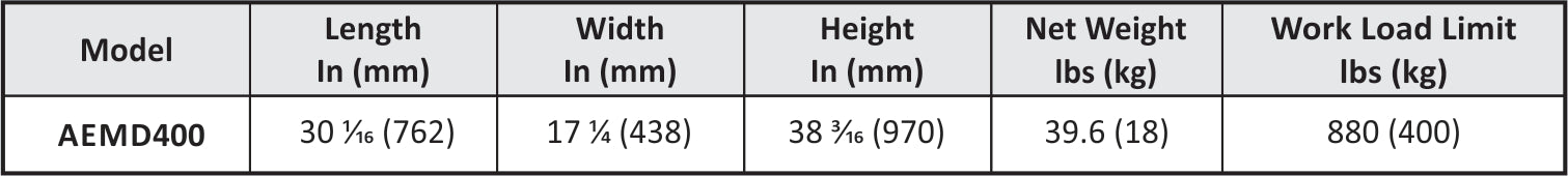 Abaco Easy Moving Dolly - AEMD400
