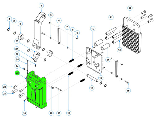 23 Main housing for ALG50