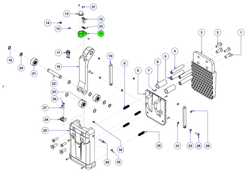 11 Base, auto lock for ALG50A