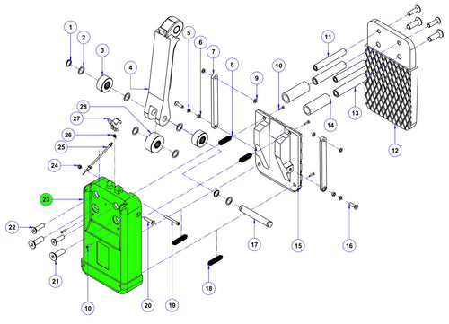 23 Main housing for ALG75