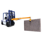 On forklift with slab