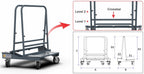 Abaco Nesting Dual Drywall Cart 049
