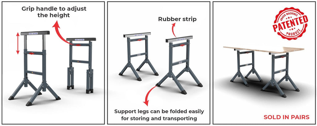 Abaco Easy Adjustable Fabrication Stand/Seni