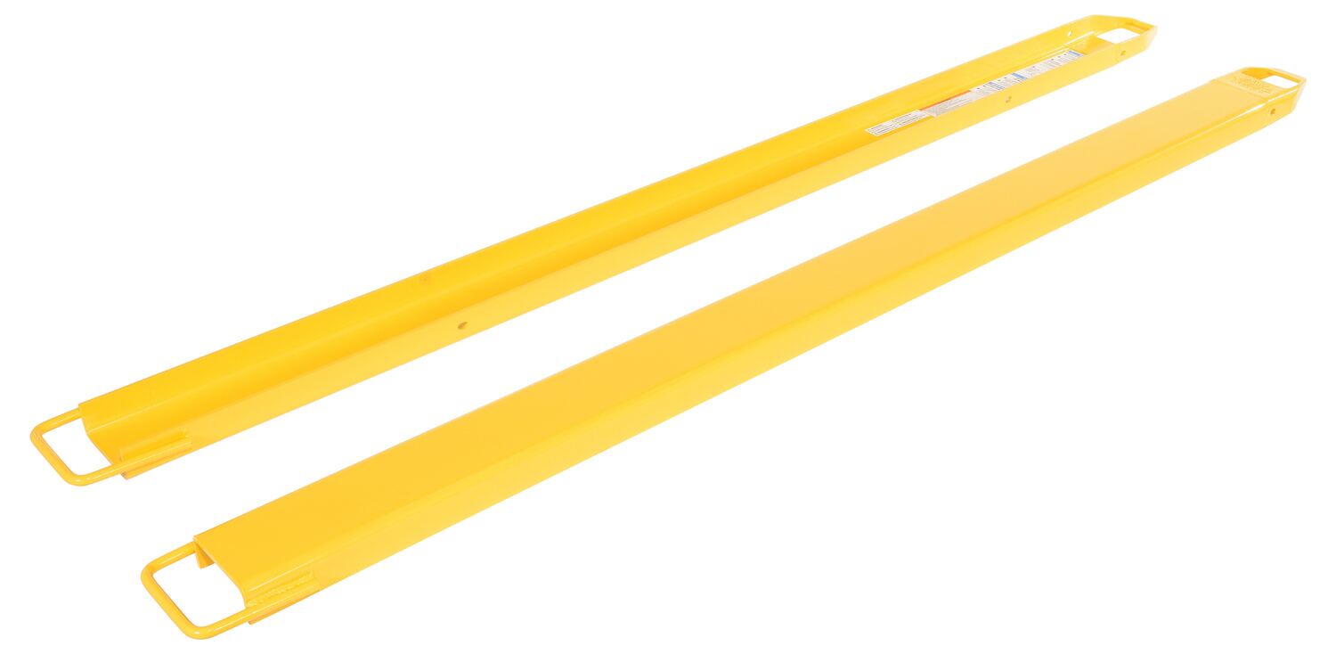 Pair Of Forklift Fork Extensions For (4" Wide) 72 Inches Up To 108 Inches Long