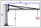 Abaco Column Articulate Crane (Jib Crane) - CAC50-M6