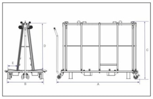 Abaco One Stop A-Frame - OSA9458-M3