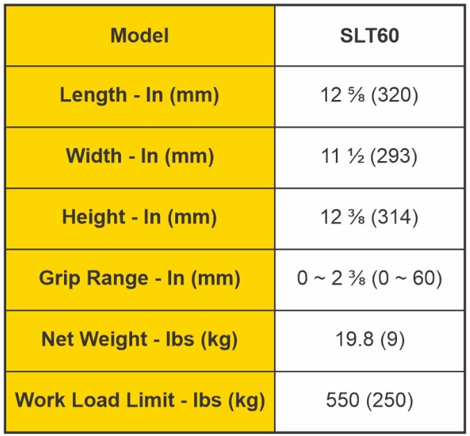 Abaco Self-Locking Dolly - SLT60